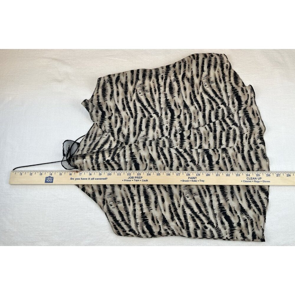 Reformation Silk Cami Women’s Sz Sm‎ Sleeveless Animal Print V-neck Flowy - Picture 7 of 7